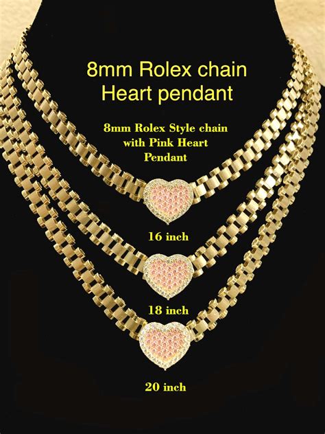 rolex style chain